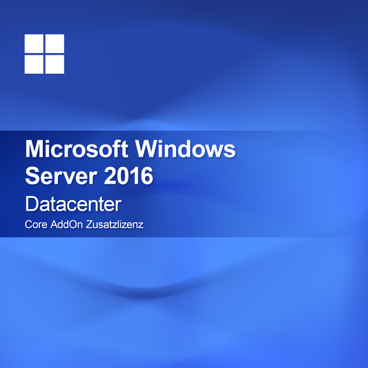 Microsoft Windows Server 2016 Datacenter, Core AddOn допълнителен лиценз