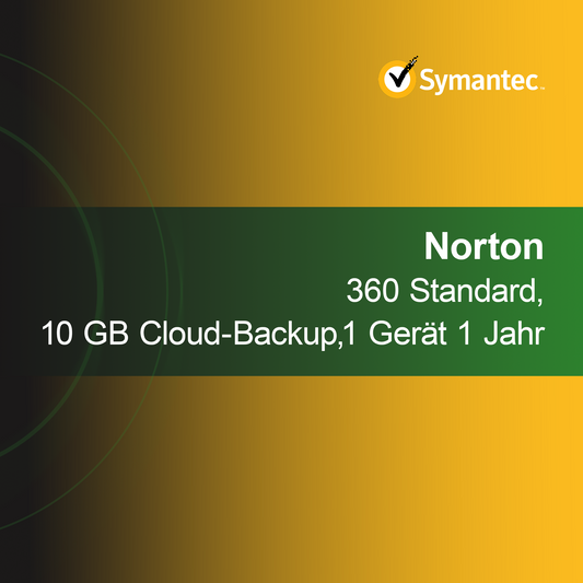 Norton 360 Standard, 10 GB varnostne kopije v oblaku, 1 naprava 1 leto