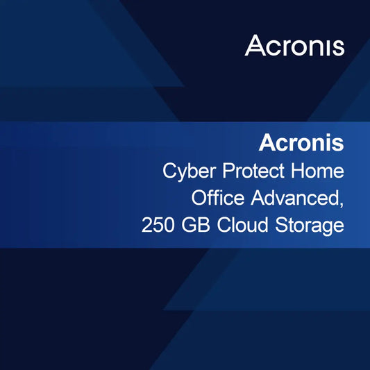 Acronis Cyber Protect Home Office Advanced, 250 GB облачно съхранение
