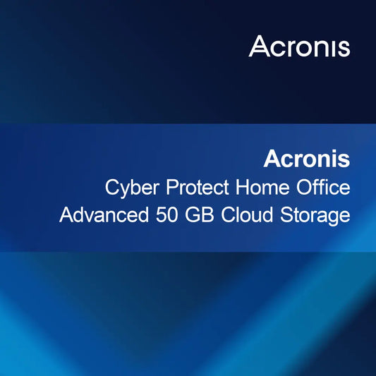 Acronis Cyber Protect Home Office Advanced 50 GB Archiviazione Cloud