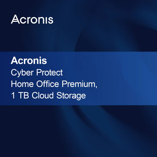 Acronis Cyber Protect Home Office Premium, 1 TB Αποθήκευση στο Νέφος