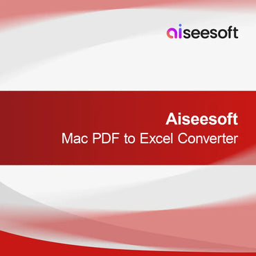 Aiseesoft Mac PDF till Excel-omvandlare