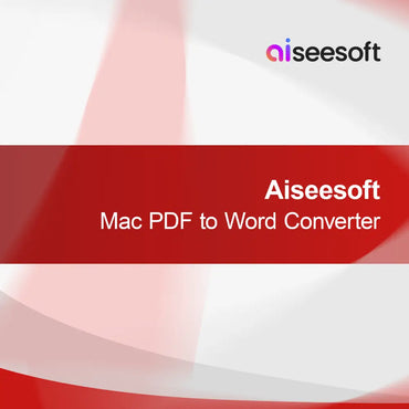 Aiseesoft Mac PDF till Word-omvandlare
