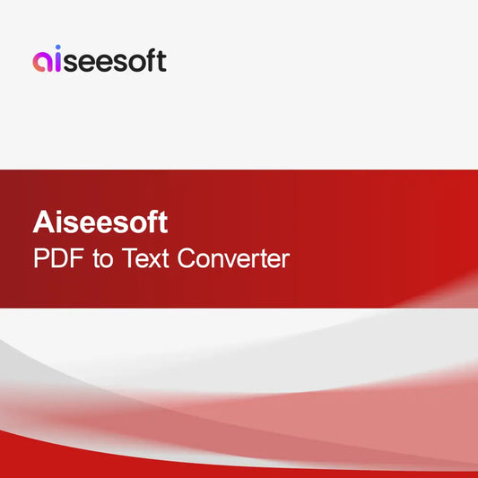 Aiseesoft PDF till textkonverterare