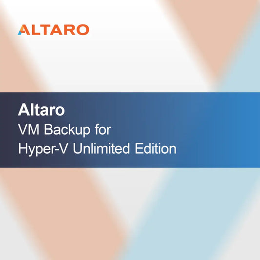 Altaro VM-varmuuskopiointi Hyper-V Unlimited Editionille