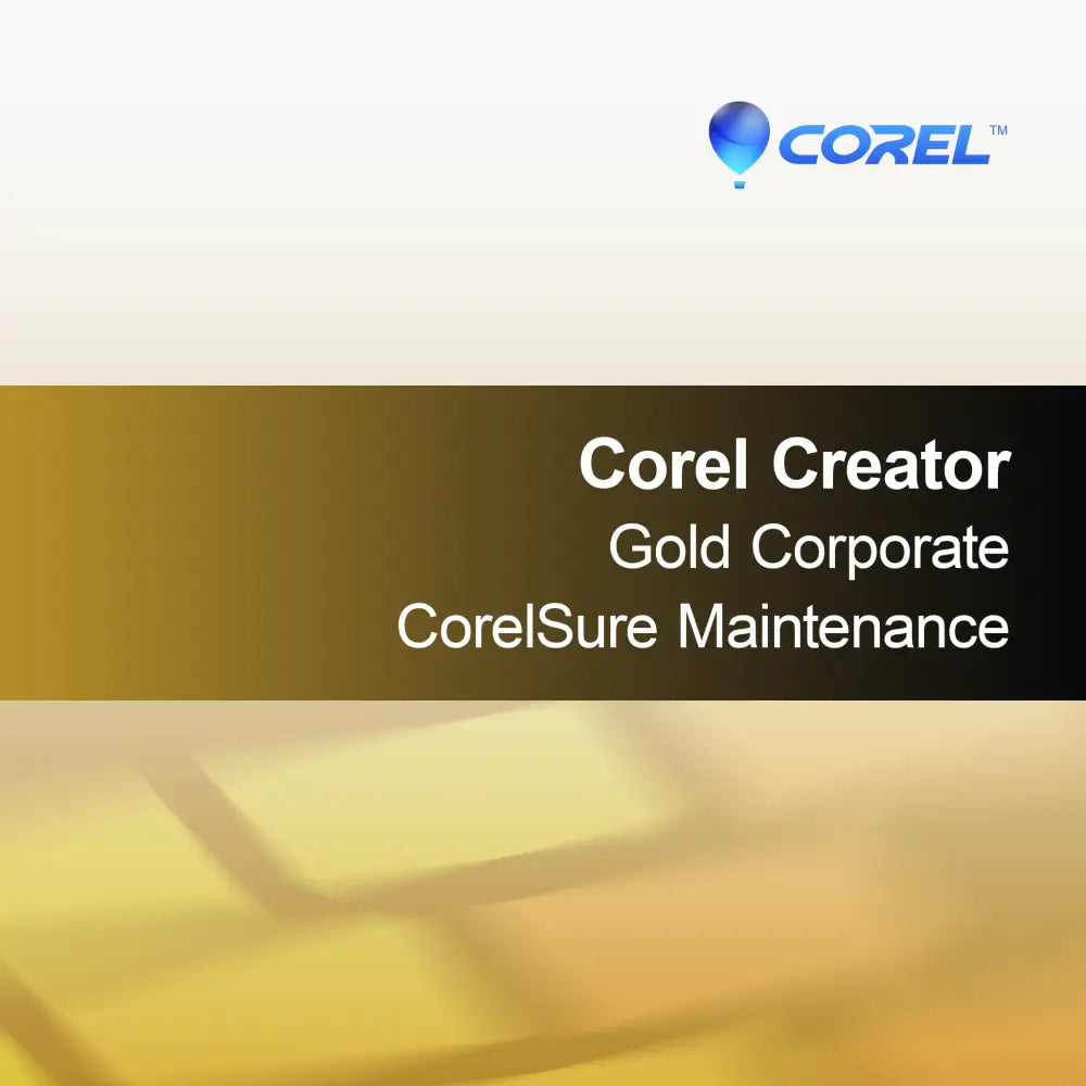 Corel Creator Gold Corporate CorelSure Manutenzione