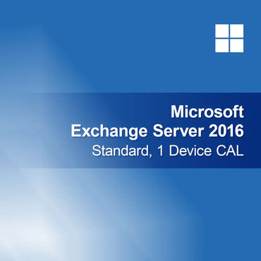 Microsoft Exchange Server 2016 Standard, 1 licență CAL pentru dispozitiv