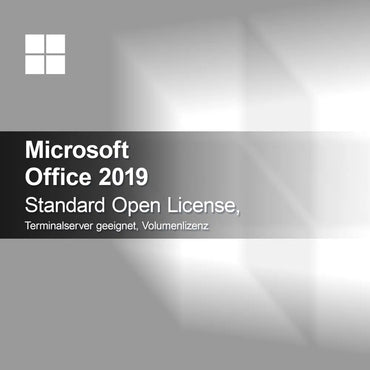Microsoft Office 2019 Standard Open License, Terminalserver kompatibel, volymlicens