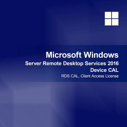 Microsoft Windows Server Remote Desktop Services 2016 -laitteiden CAL, RDS CAL, asiakaslisenssi