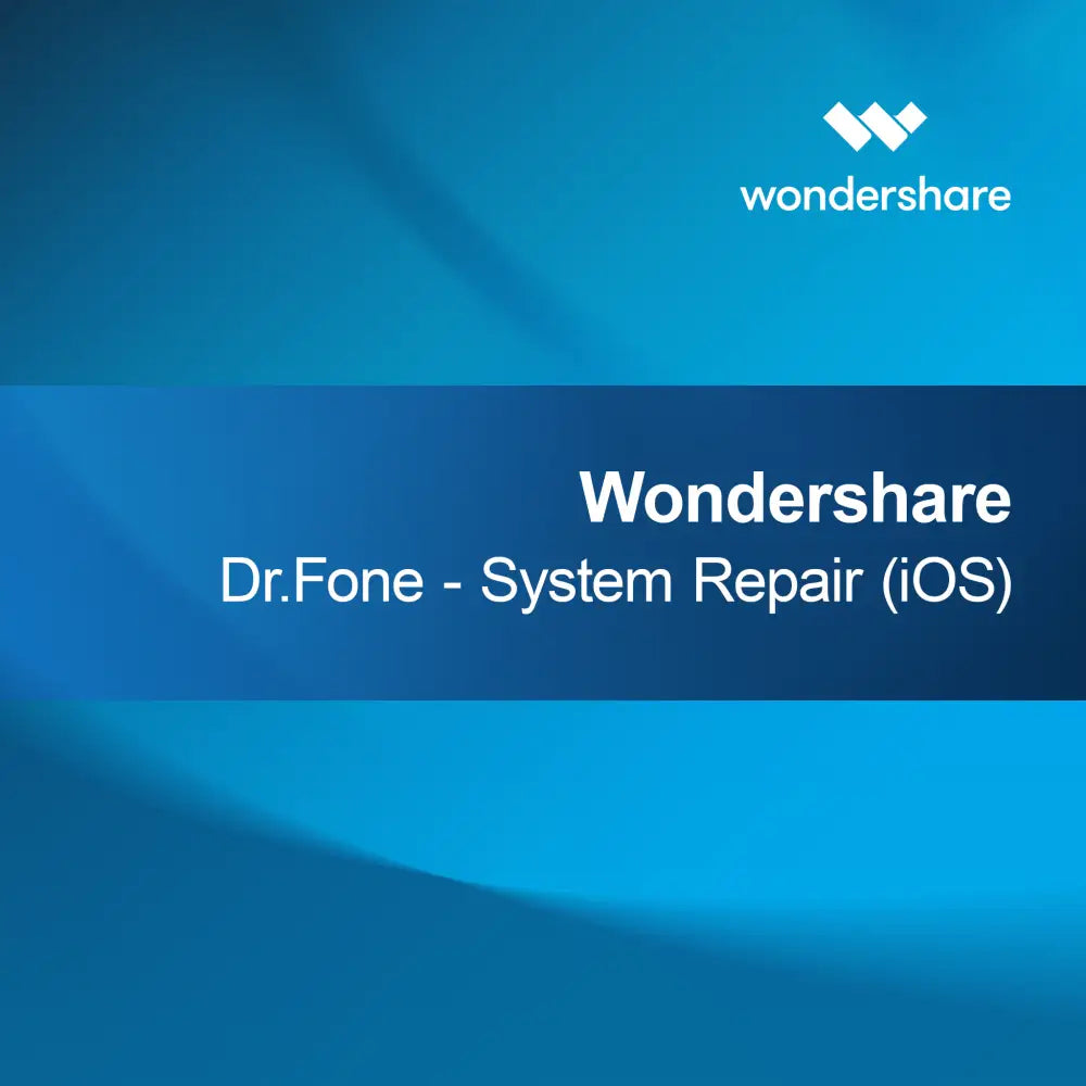 Wondershare Dr.Fone - Reparo do Sistema (iOS)